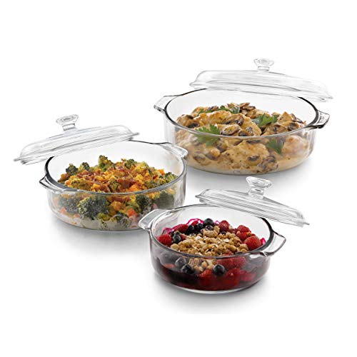 Libbey Baker's Basic Three-Piece Baking Dish Set