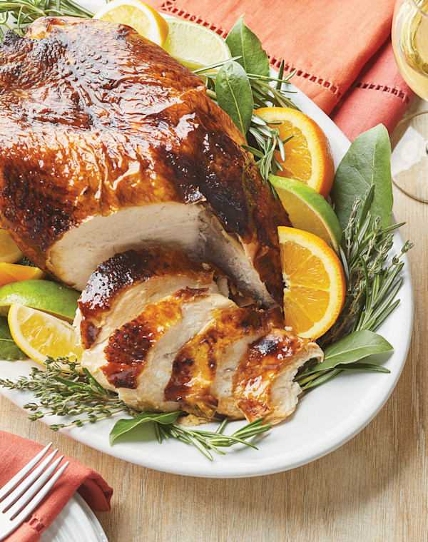 Brined & Smoked Citrus Turkey Breast