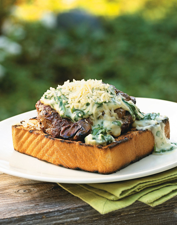 Steak House Mushroom Burgers